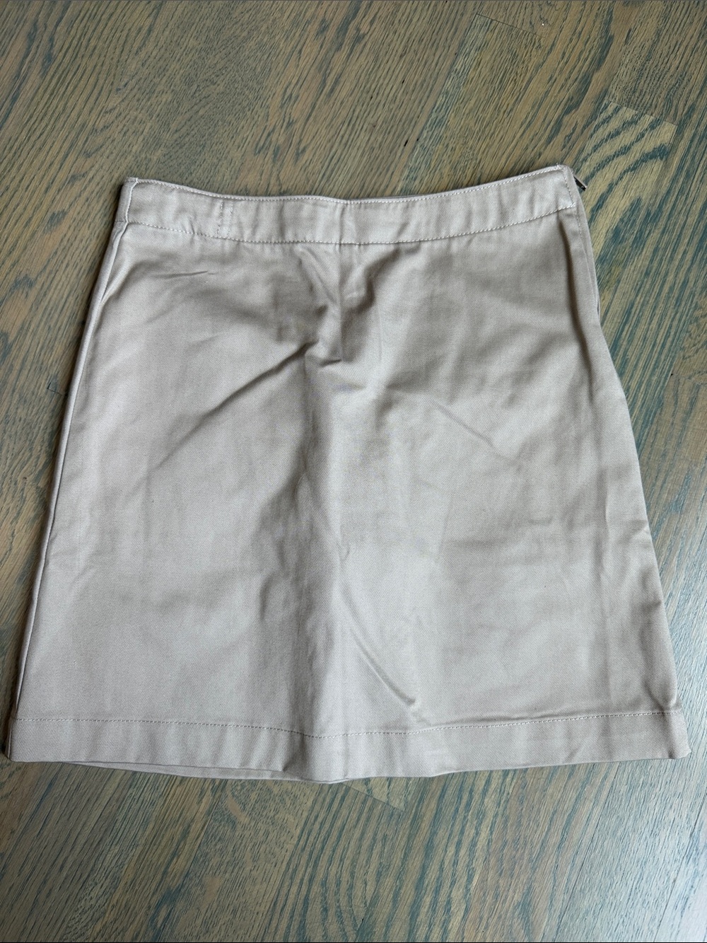 Lands' End Girls Tan A-Line Skirt
